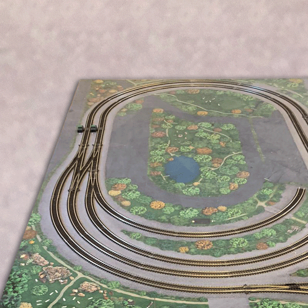 TT:120 Baseboard with Hornby TrakMat
